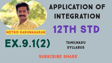 12th Std Maths Ex.9.1(2) Find an approx value of x^2 dx by applying the right end rule with partitio