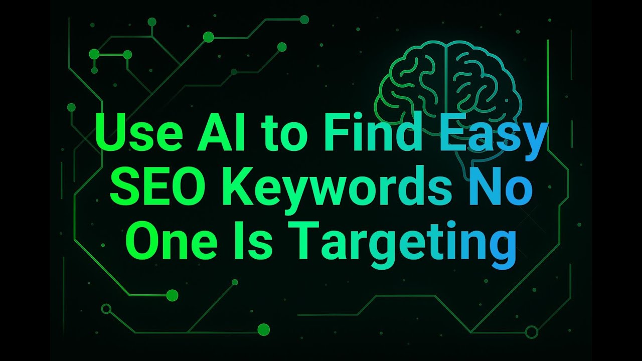 Use AI to Find Easy SEO Keywords No One Is Targeting
