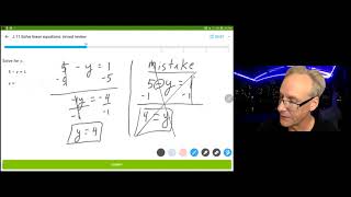IXL Algebra 1 - J.11 Solve Linear Equations : Mixed Review