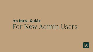 Famous Introduction for New Admin Users in Kontainer Profile
