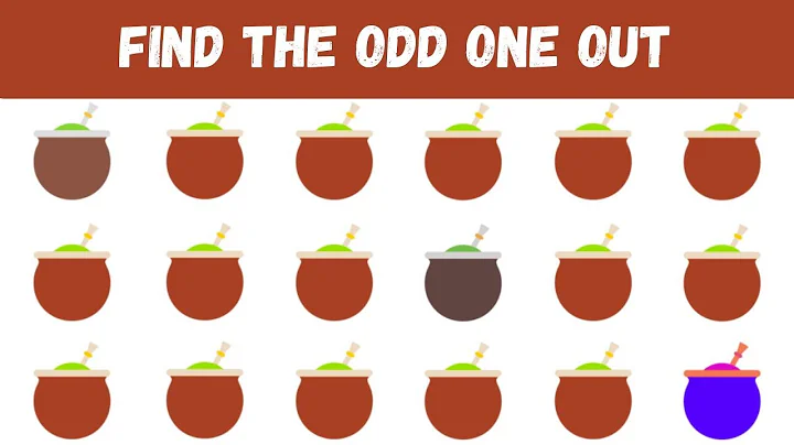 How good are your eyes?👏 Find the Odd Emoji out | Emoji quiz | Spot the Difference | Puzzle Hut