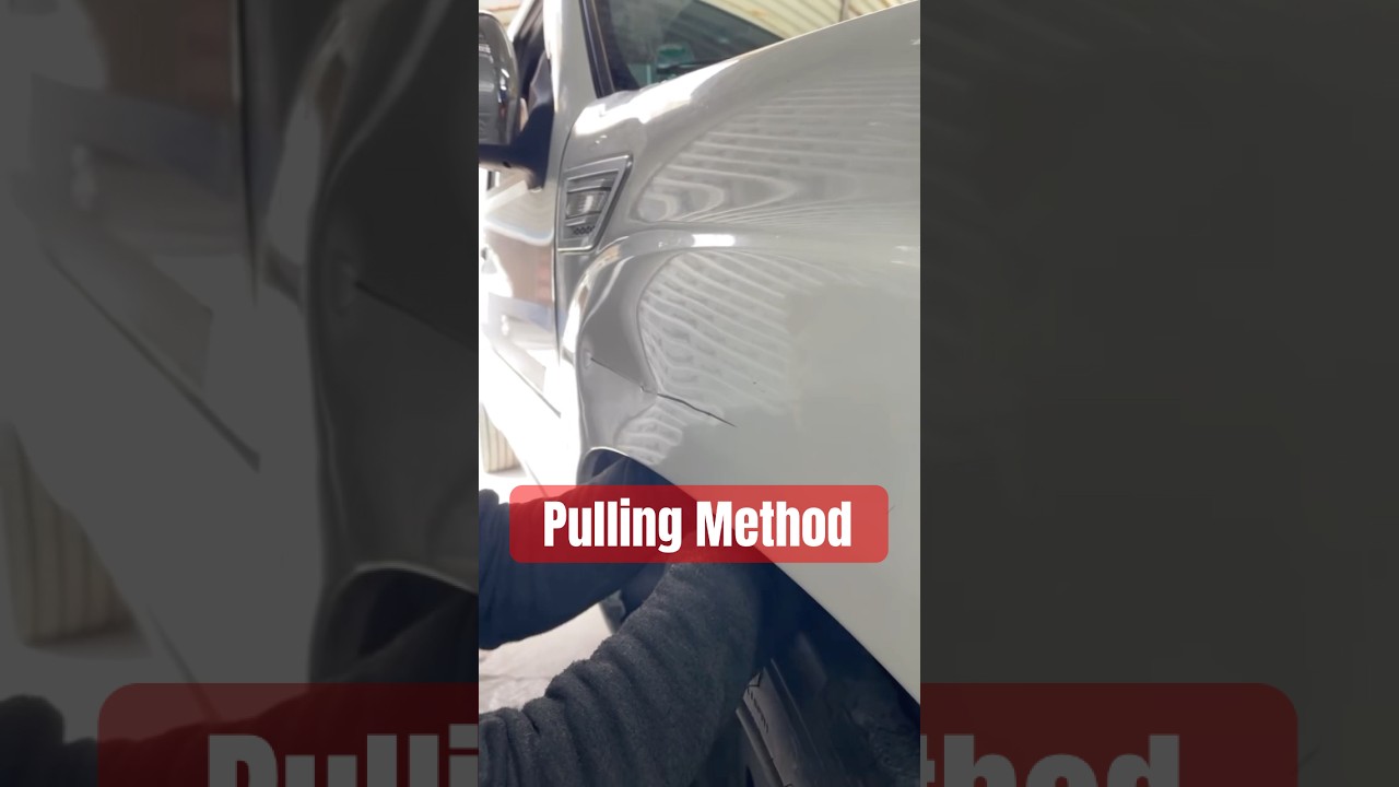 How reform a fender line dent with traditional Middle East smoothing methods. 