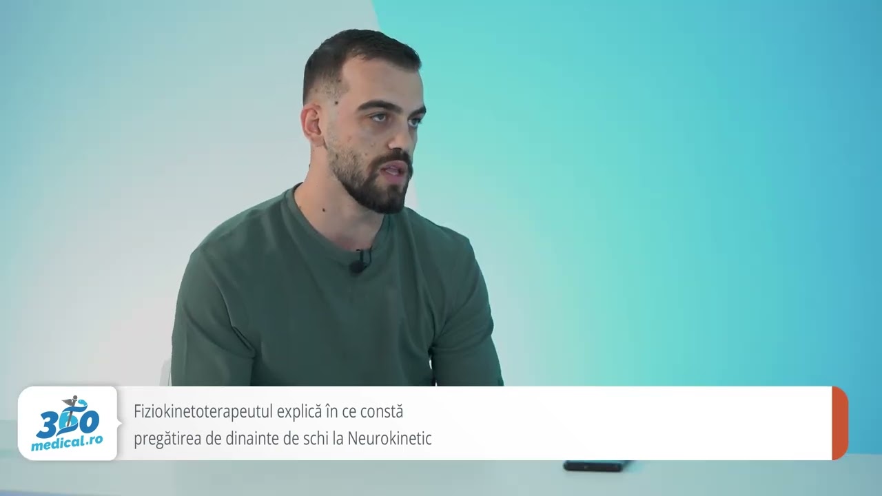 Foti Tona, fiziokinetoterapeut la Neurokinetic, vă învață cum să vă pregătiți pentru schi