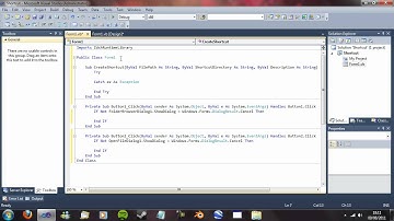 Visual Basic Create Shortcut
