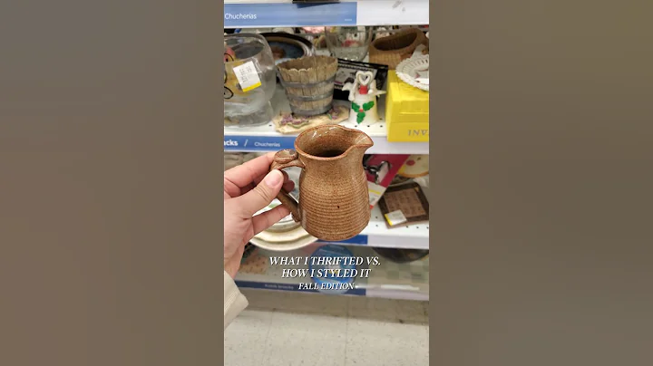 What I thrifted & how I styled it ~ Fall Edition ✨️ #falldecor #homedecor #thrifting #thriftwithme