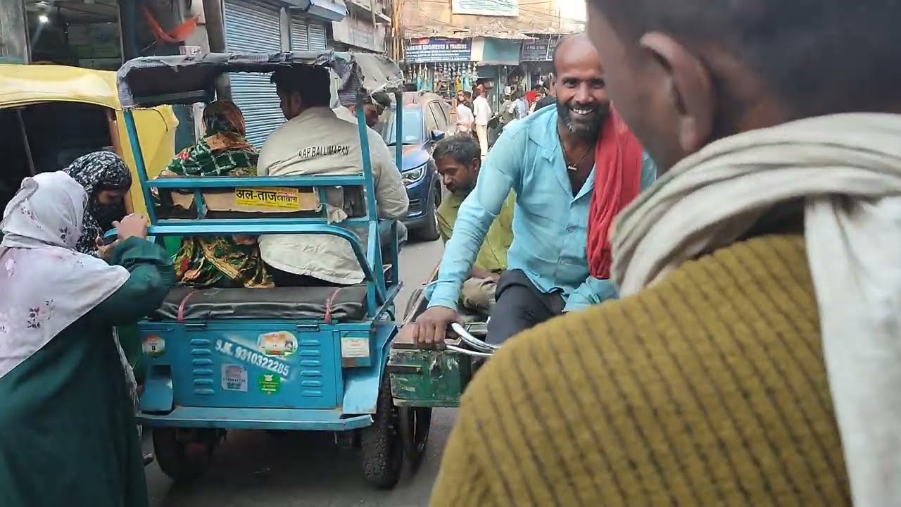 Delhi eRickshaw Ride | Kashmiri Gate