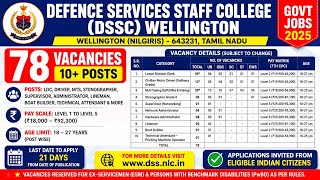 🇮🇳 DSSC Recruitment 2026 | 78 Govt Jobs – Apply Now!