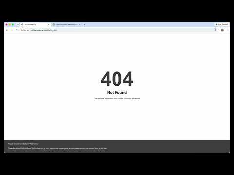 Custom 404 Error Pages in OpenLiteSpeed