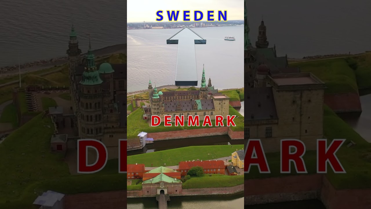 You can actually see SWEDEN from DENMARK