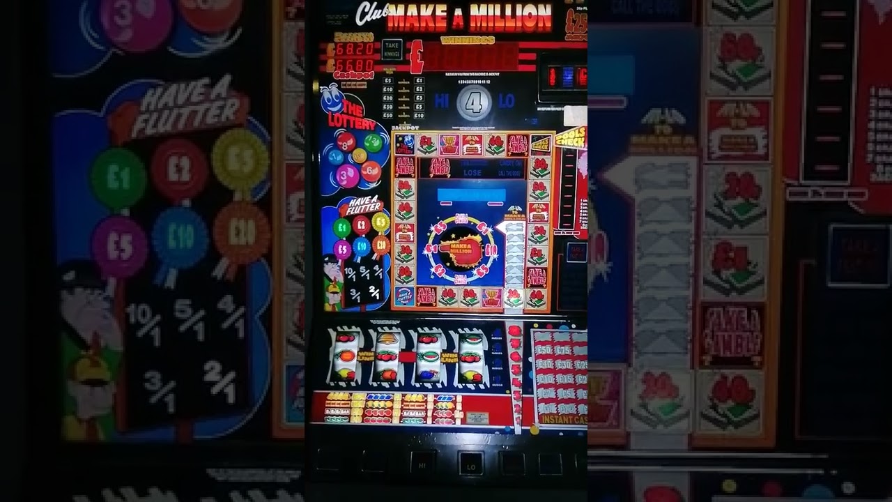 Club Make a Million £250 Jackpot Fruit Machine - Drop A Tenner