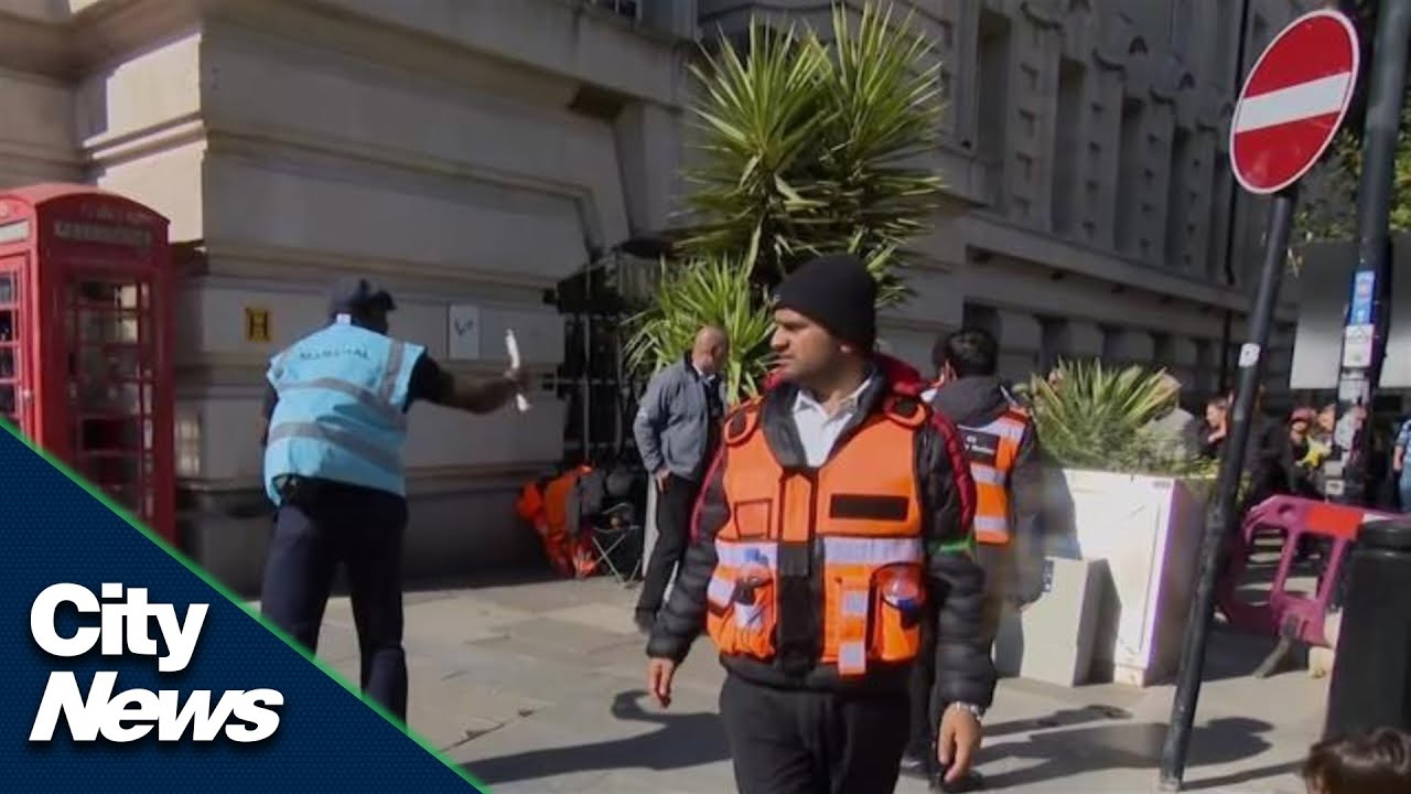 Security ramps up in London as queen's funeral nears