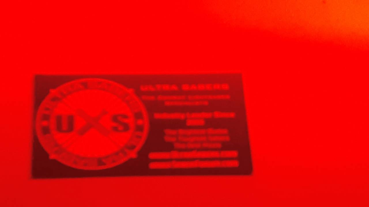 Ultrasabers Dark Sentinel V4 with Obsidian V4 (bright test)