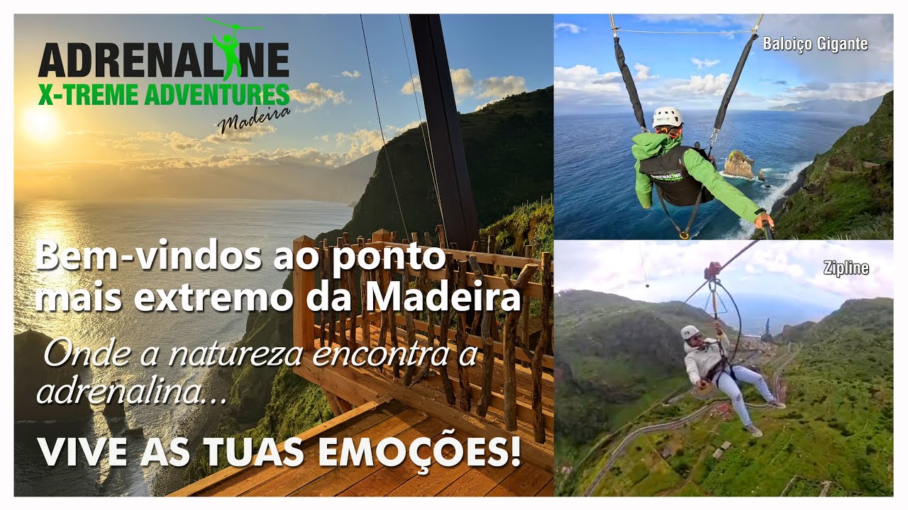 Baloiço Gigante Panorâmico e Zipline do Porto Moniz (jun/2025)