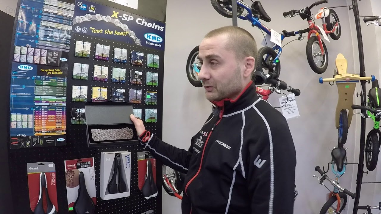 Představení řetězů KMC, které CYKLOŠVEC​ dováží do ČR