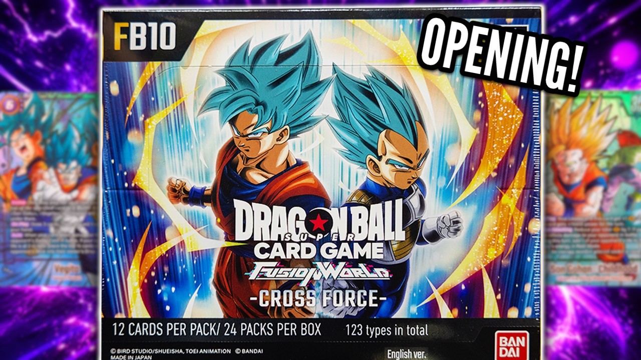 FB10 CROSS FORCE - BOX OPENING - Dragon Ball Fusion World - YouTube