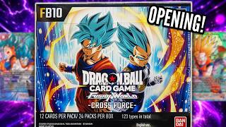FB10 CROSS FORCE - BOX OPENING - Dragon Ball Fusion World