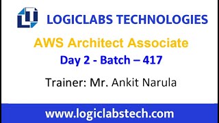 AWS Architect Associate (Day 2) (Batch - 417)