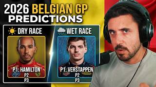 My 2026 Belgian GP Predictions