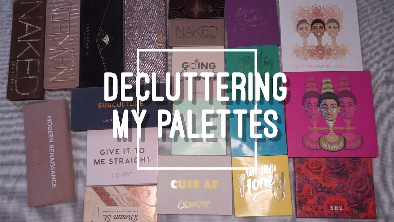 Decluttering & Depotting My Palettes | sofiealexandrahearts
