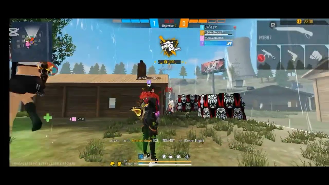 Headshot Game Play 2 VS 2 Rendrom Plyer 