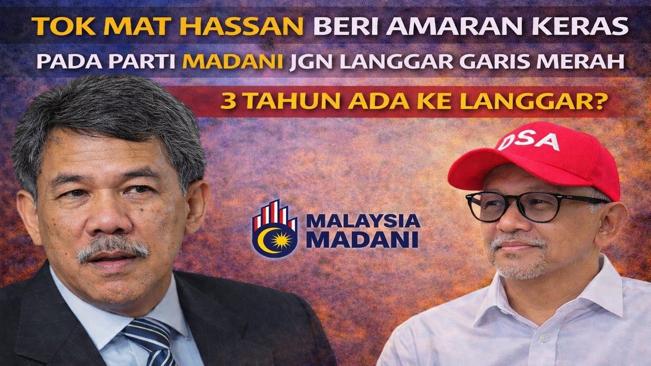 Tok Mat Hassan beri amaran keras pada parti Madani jgn langgar garis merah, 3 tahun ada ke langgar?