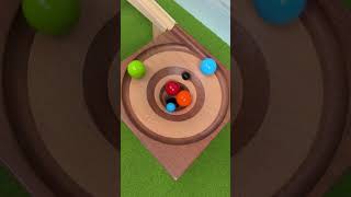 Marbles falling in a vortex  Marble Run ASMR #338 Slow Motion Colorful marbles #marblerun #マーブルラン