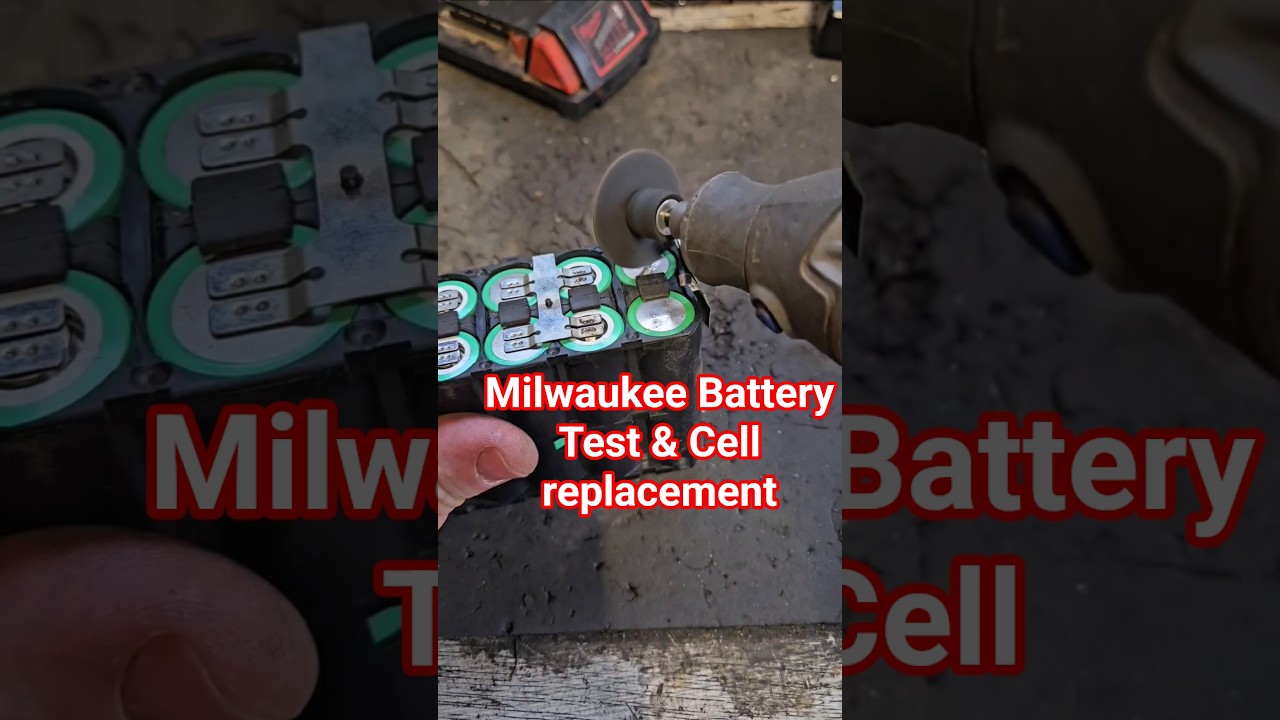 Milwaukee M18 Battery Cell replacement 