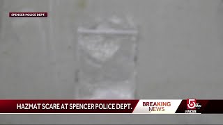 3 police officers exposed to substance taken to hospital in hazmat situation