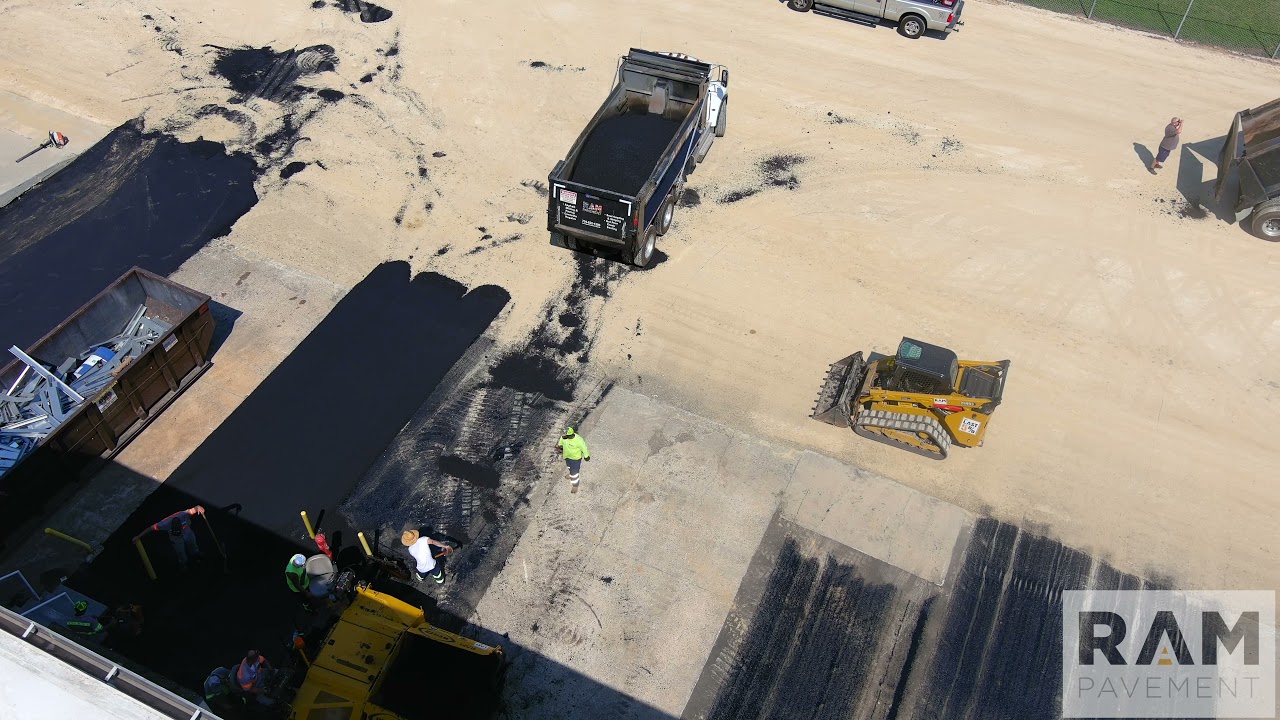 Industrial paving work?? All day long!