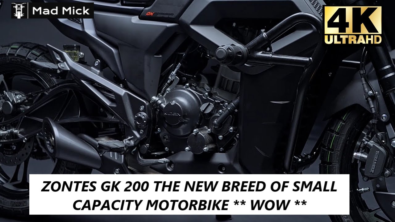 ZONTES GK 200 НОВОЕ ПОРОДНОЕ ПОРОДНОЕ МОТОЦИКЛ МАЛОГО ОБЪЕМА