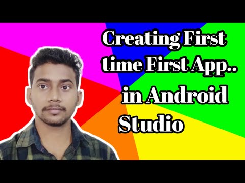 || Creating First Time First App in Android Studio ||Android Development Tutorial for Beginners🔥🔥