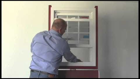 How To Replace an Extruded Full Screen in a Cambridge Double-Hung Window