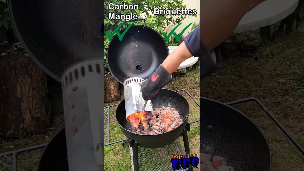 Carbon VS Briquettes #bbq #barbecue #grill #parrilla #carbon #briquettes #panama #asado #charcoal
