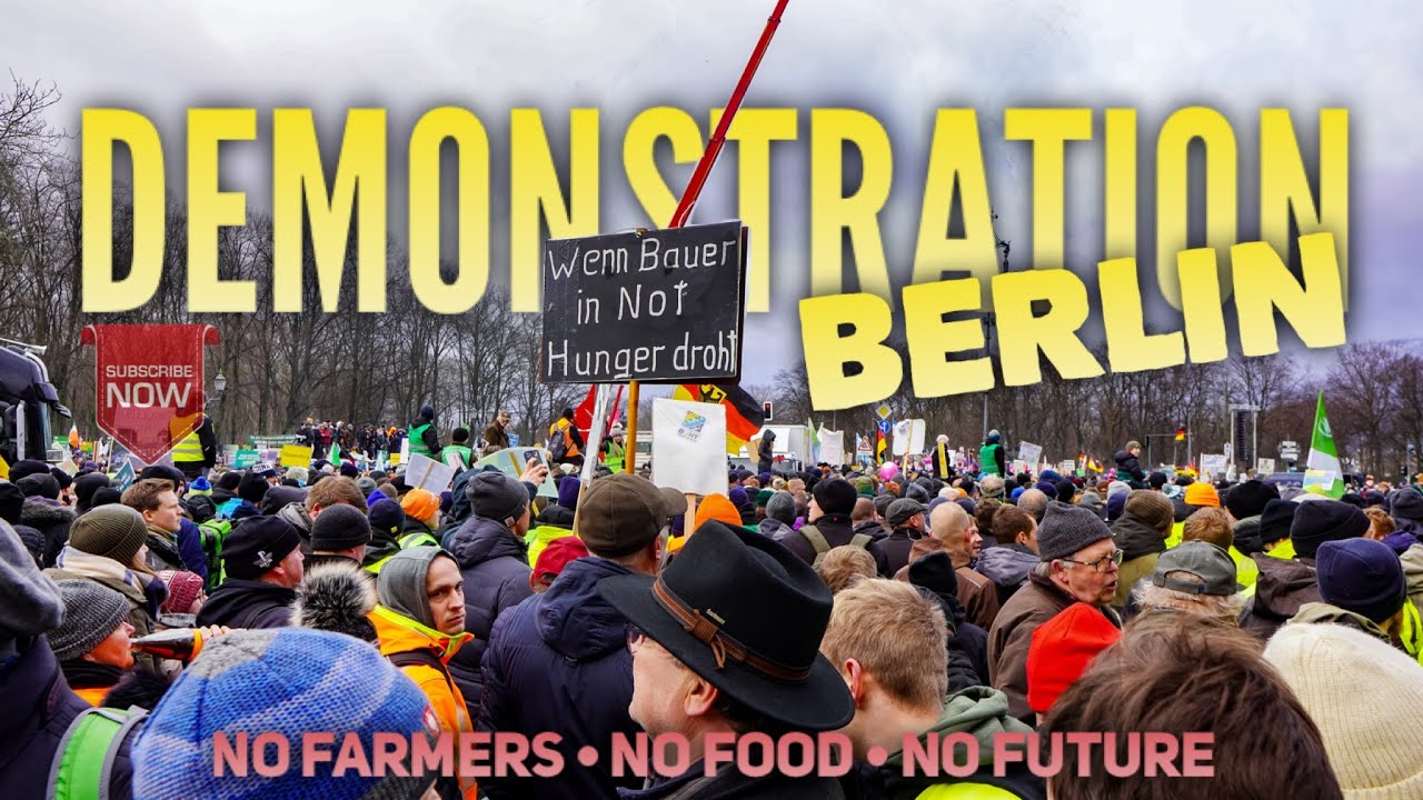 Demonstration i Berlin, Folket HAR FÅET NOK! #TeamLoudnProud