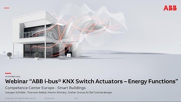 Webinar about KNX Switch Actuators – Energy Functions