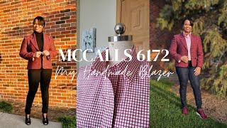 Handmade Blazer |  McCalls 6172 | Two Fall Outfits
