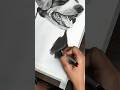 Realistic Dog Drawing ✍️ (part-9)#shorts #youtubeshorts #youtube #drawing #dog #artbyabhishek