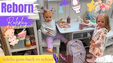 Reborn Doll Morning & Afternoon Roleplay 🍼 Breakfast & Lunch 🥣 #reborns #reborndolls #dollroleplay