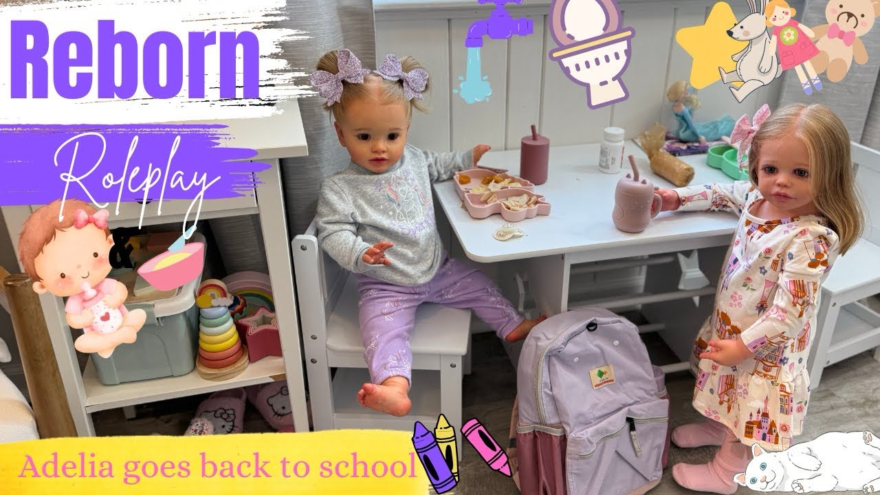 Утренняя и дневная ролевая игра с куклой Reborn 🍼 Завтрак и обед 🥣 #reborns #reborndolls #dollrol...