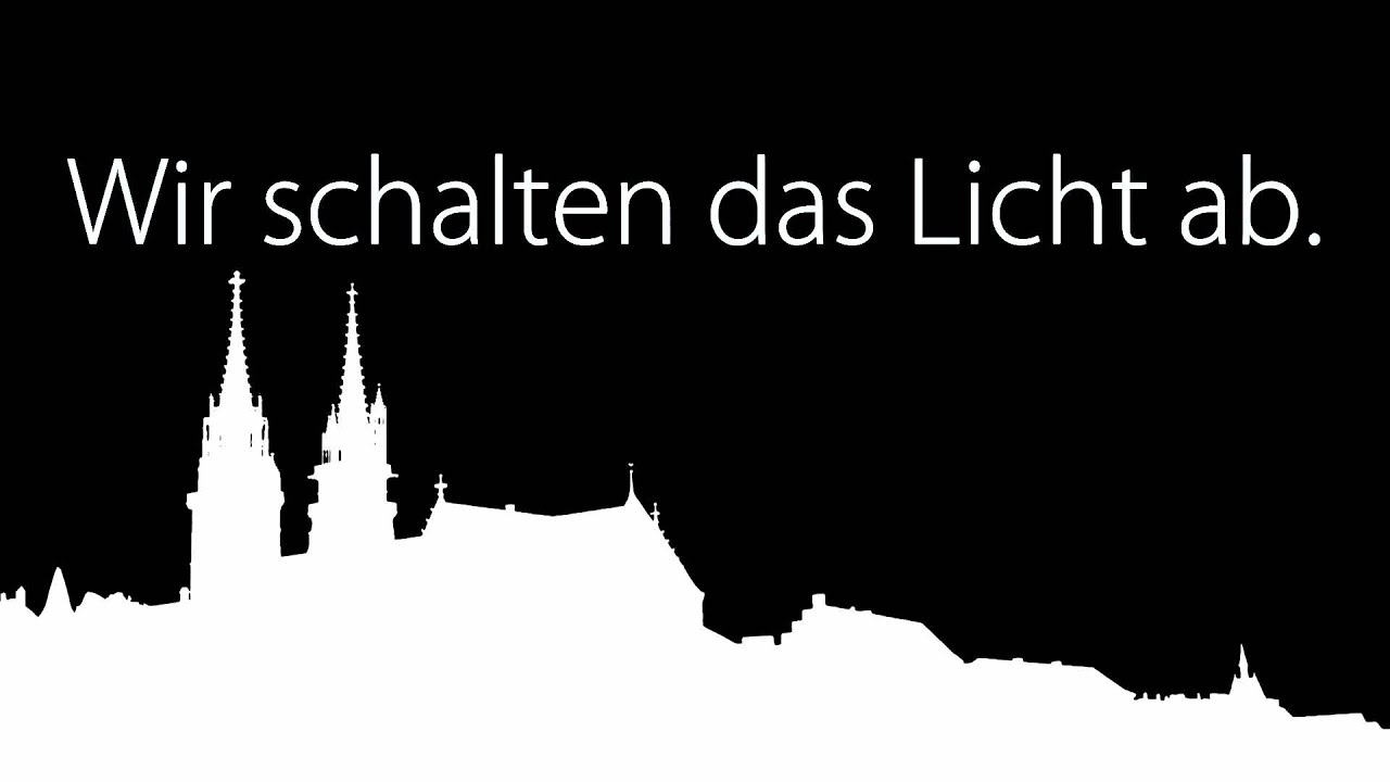 Morgestraich - Wir schalten das Licht ab.