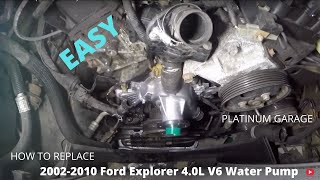 02-10 Ford Explorer / Mercury Mountaineer 4.0L V6 Water Pump Replacement