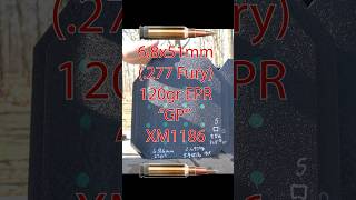 6.8x51mm, XM1186 (General Purpose) vs Body Armor #277fury #68x51mm #shorts #XM7