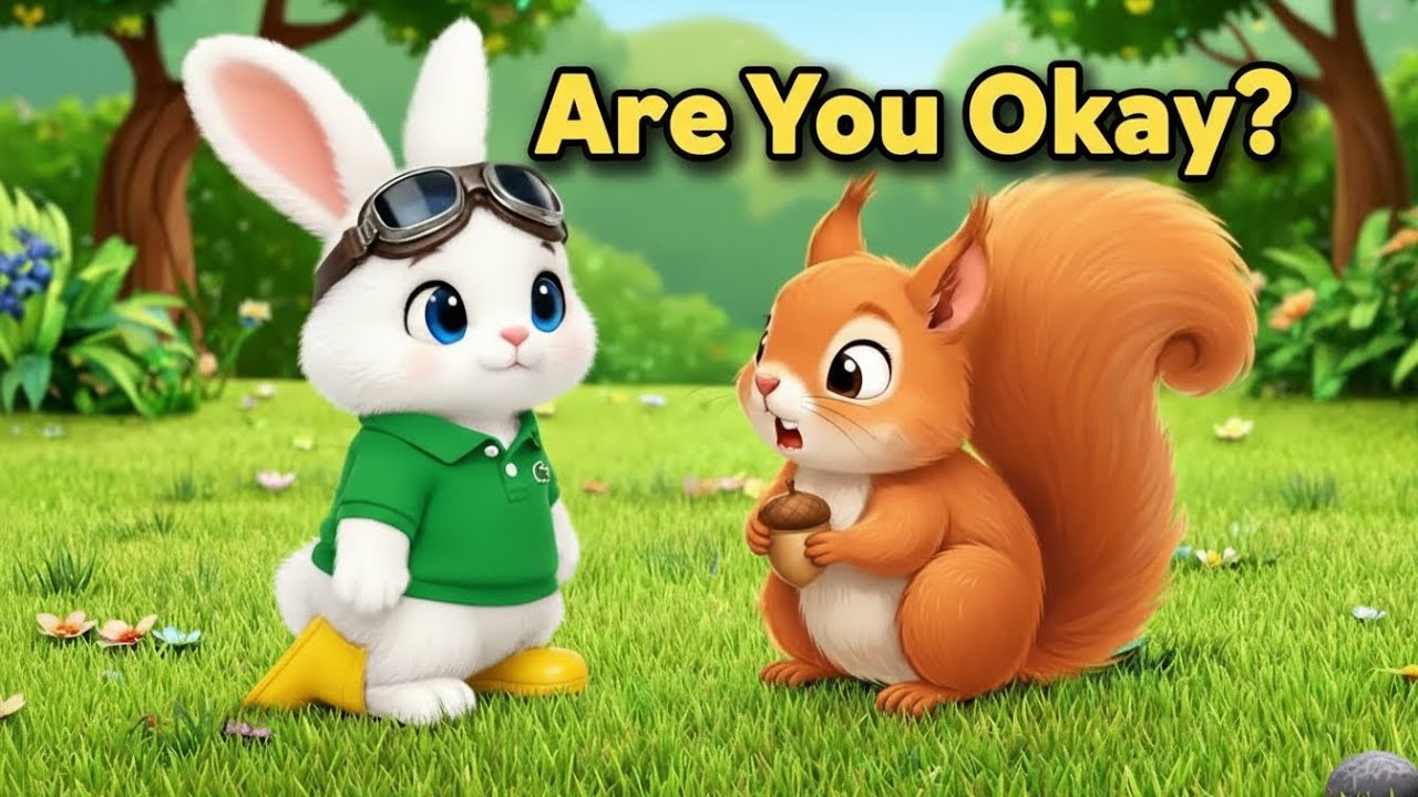 Coco and the Squirrel Who Fell 🐿️🐰 | A Gentle, Heartwarming Moment