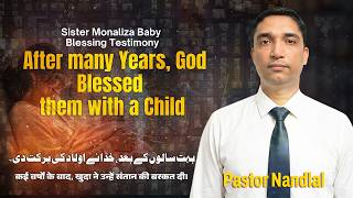 Sister Monaliza Baby Blessing Testimony | After many Years, God blessed them with a Child