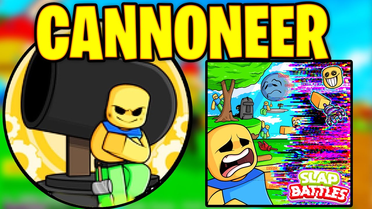 How To Get CANNONEER BADGE CANON GLOVE In SLAP BATTLES In ROBLOX EASY 