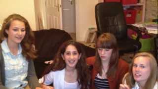 Cinnamon Challenge! Miranda, Rachel, Isabelle & Georgia.