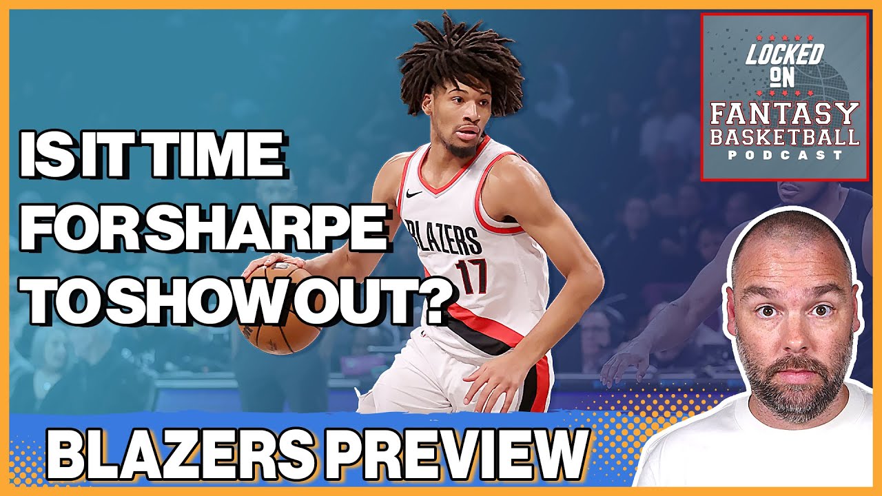Shaedon Sharpe & Portland Trail Blazers' Guard Dilemma NBA Fantasy
