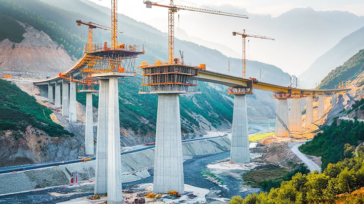 Biggest Dangerous Bridge & Highway are Built This Way - Amazing Infrastructure Projects Construction