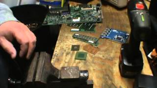 How to get Free Gold! Gold finger removal.  Gold recovery part 1