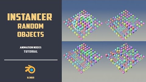 Animation nodes Instancing different objects[BLENDER 2.8]